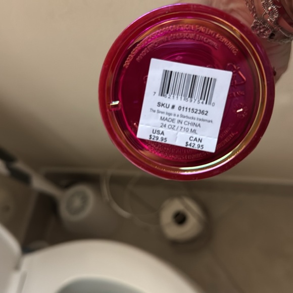 Pink Starbucks cup - Picture 3 of 3